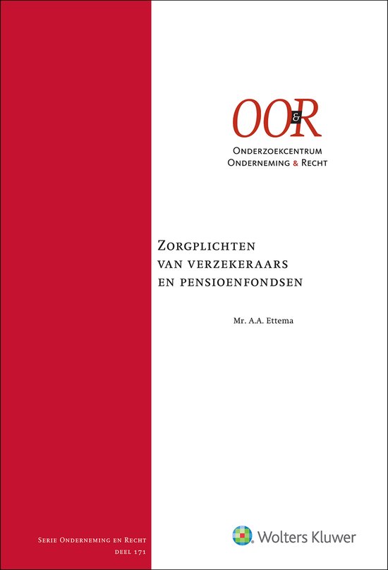 Zorgplichten van verzekeraars en pensioenfondsen - cover