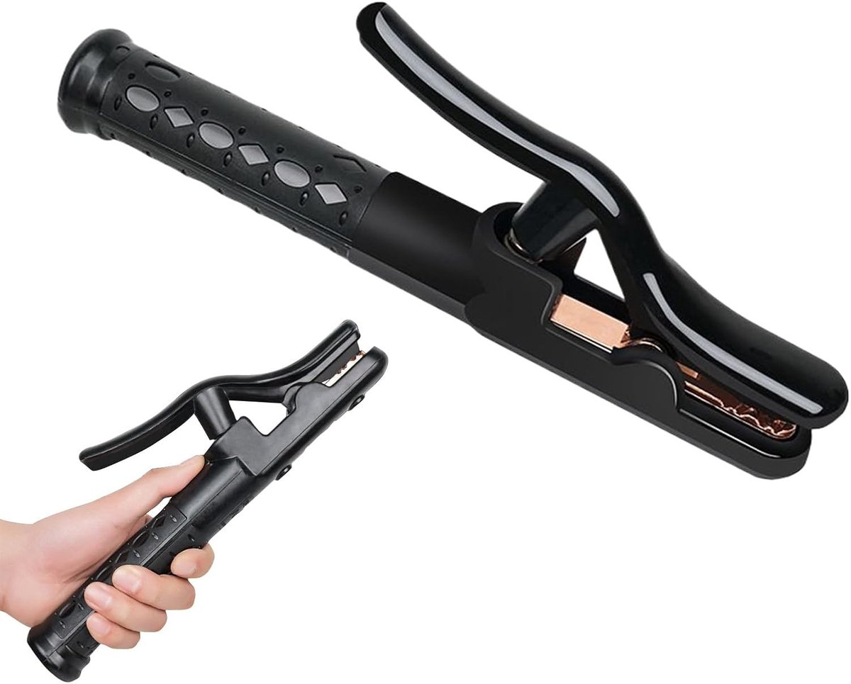 Lasapparaat Accessoire - Elektrodehouder - Metaal Bewerken - Ergonomische Grip - 29 cm - Koperkleur