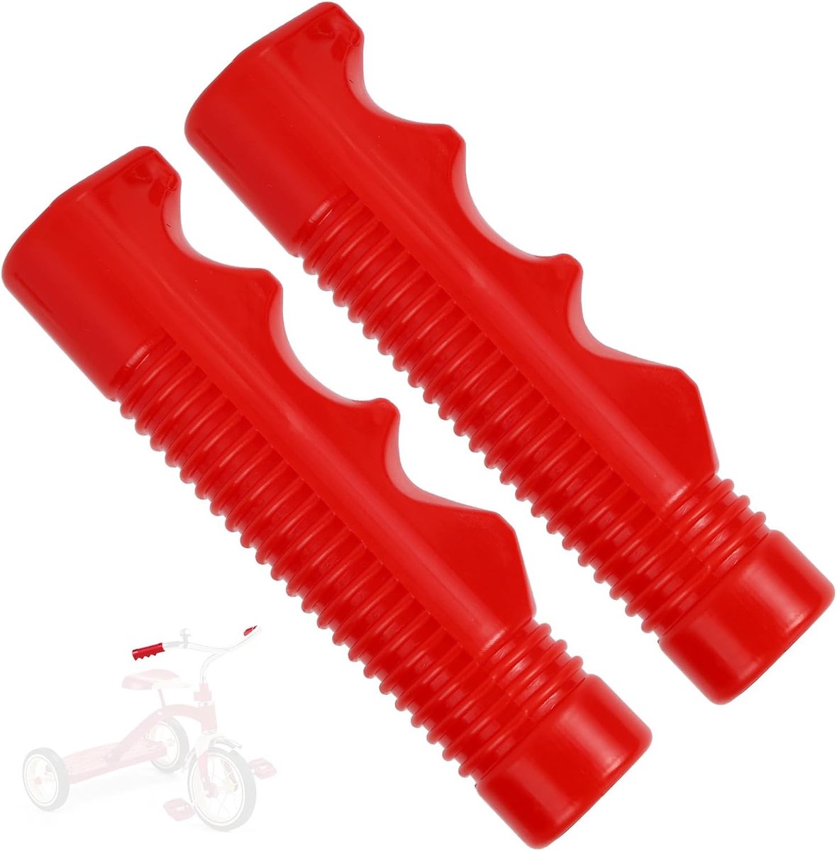 Vervangende Handvatten - Stuurhoezen - Kinderfietsen - Antislip Ontwerp - 3/4 inch - Rood