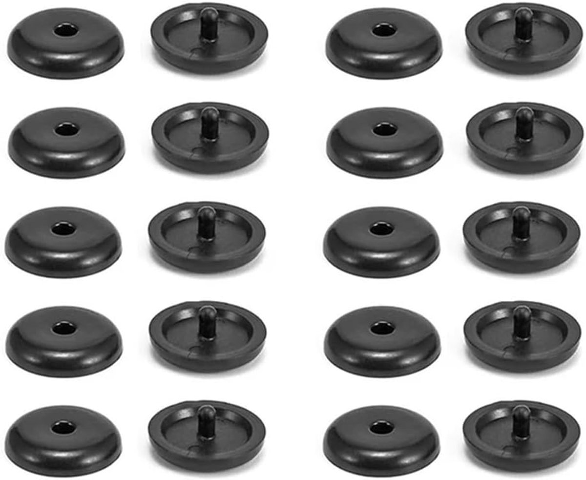 Gordel Stopper - Gesp Clips - Veiligheid Verhogen - Duurzaam Kunststof - 10 Stuks - Zwart