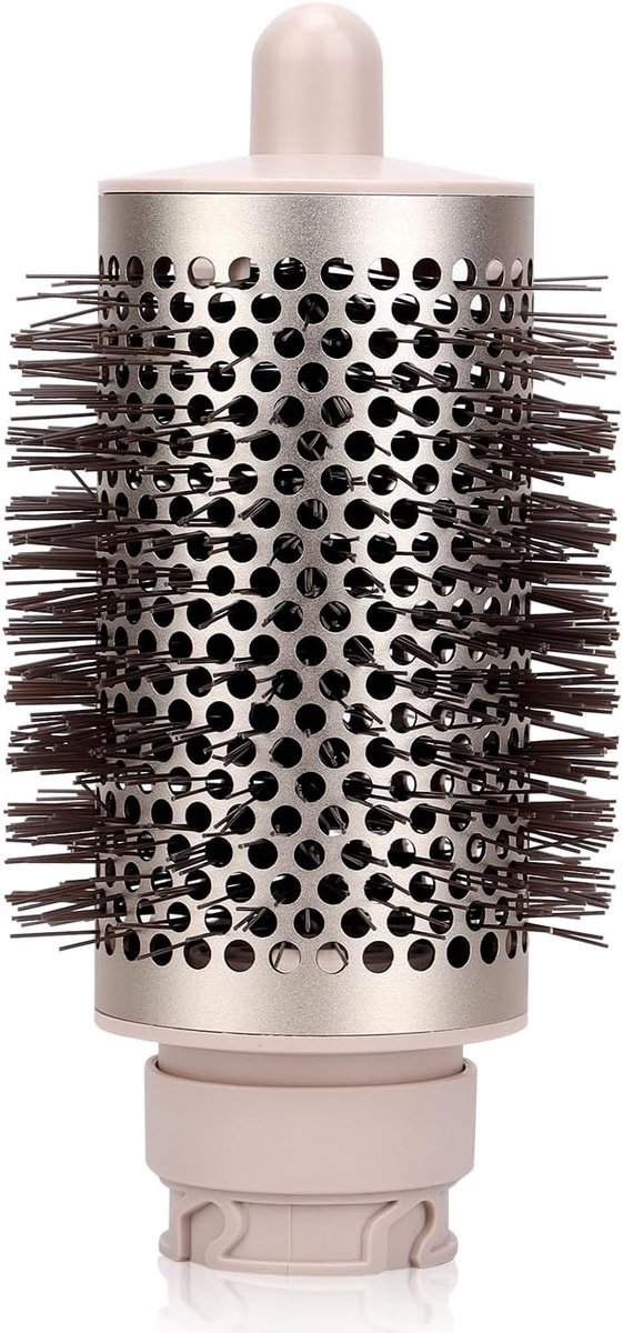 Ronde Borstelopzetstuk - Volume Borstel - Haar Stylen - 360 Graden Ventilatie - 5 x 7 x 16 cm - Zwart