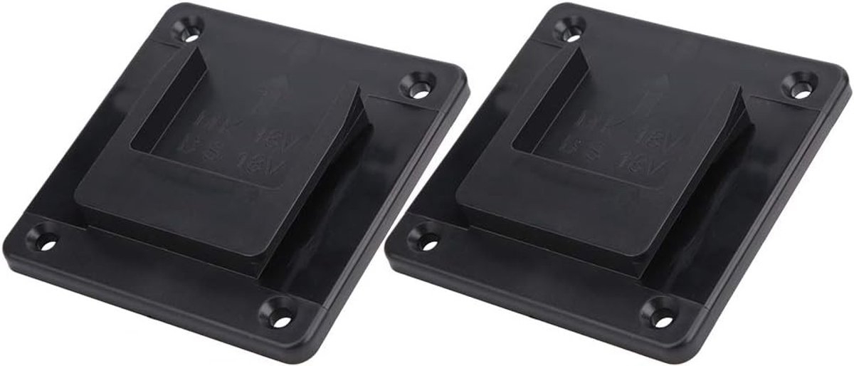 Duurzame Wandbeugel voor Elektrisch Gereedschap, 2 Stuks Opslagbeugels voor 18V Accugereedschap en Boormachines, Ideaal voor Thuisgebruik en Werkplaatsorganisatie