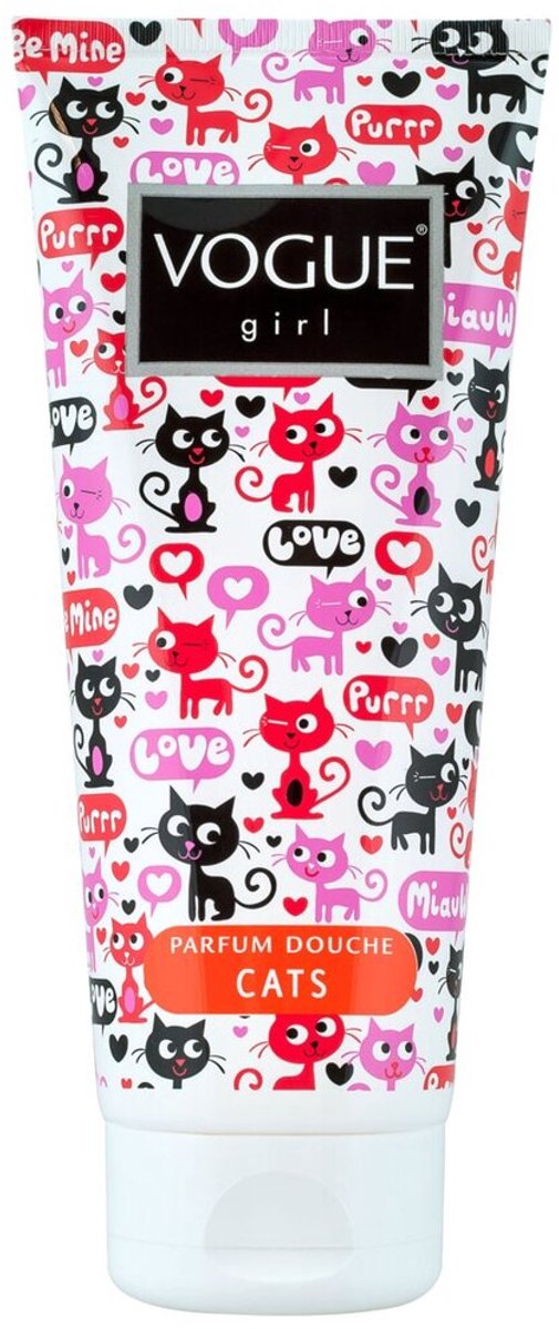 Voque Girl Cats - Douchegel - Zacht Voor Je Huid - Energiek Gevoel - 200ml