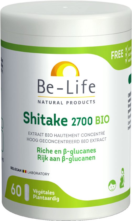 Be-life Shitake 2700 Bio 60 Capsules