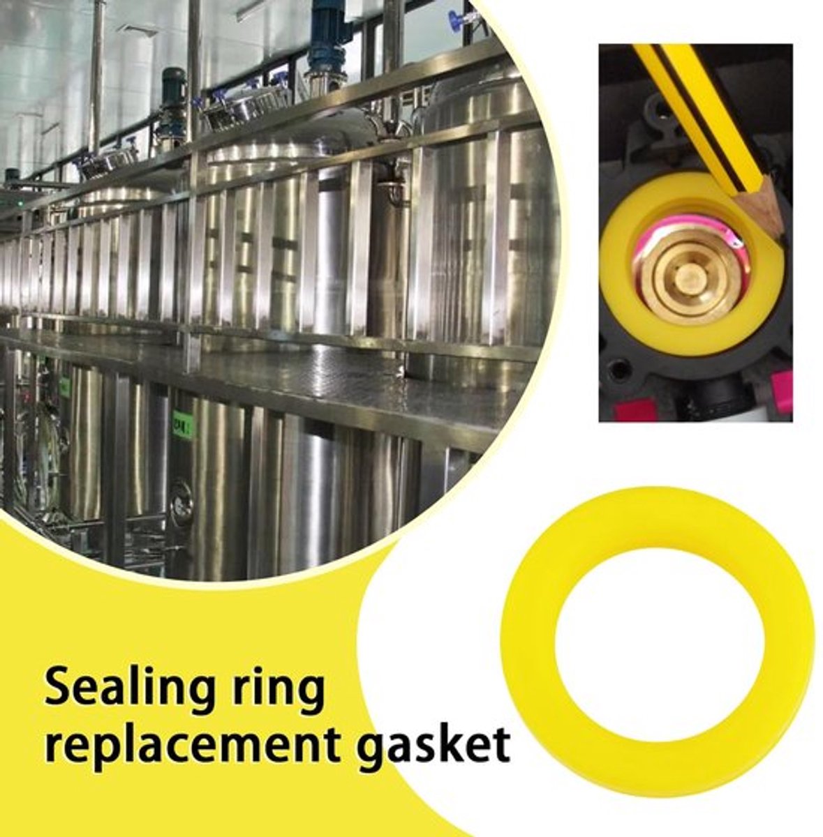 Dailygoody - Afdichting Pakkingen - Watercarbonator O-ringen - Geel