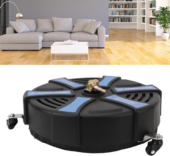 Hogedruk reiniger - Oppervlaktereiniger - Terrassen reinigen - 16 inch werkbreedte - 3600 PSI - Zilver — afbeelding 3