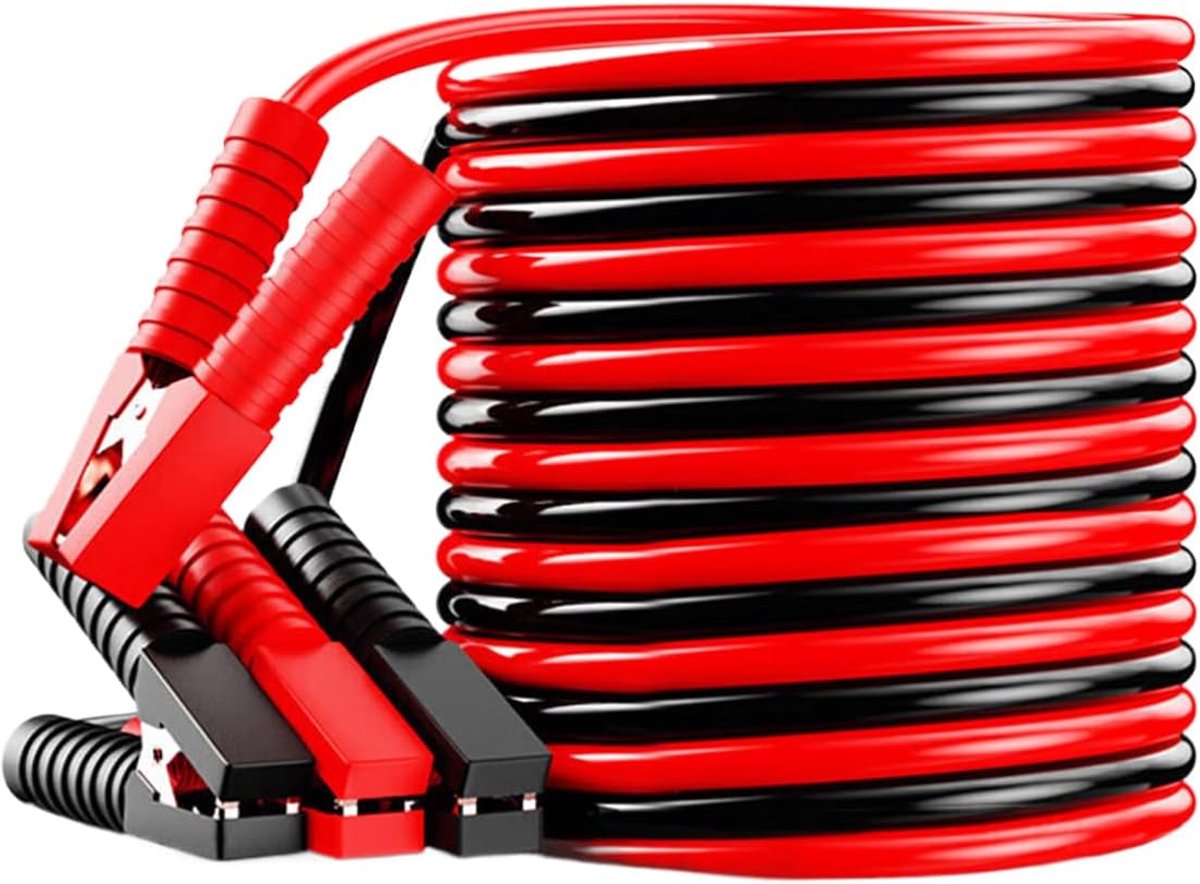 Booster Kabels - Startkabels Autostartkabels - Motor Starten - Extreem Koudebestendig - 300 cm - Zwart