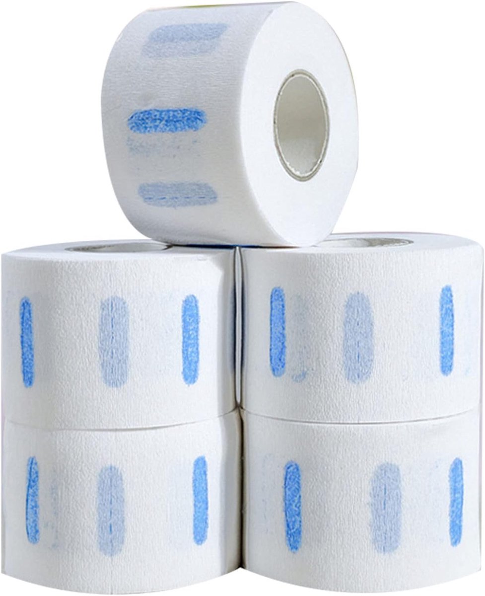 Nekstrips - Papieren Strips - Haarknippen - Professioneel - 5 Rollen - Wit
