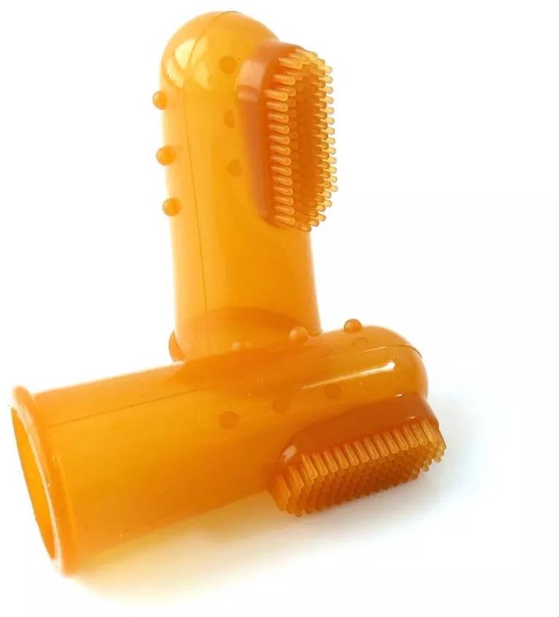 Superzachte tandenborstel voor huisdieren 5,4 cm, Oranje