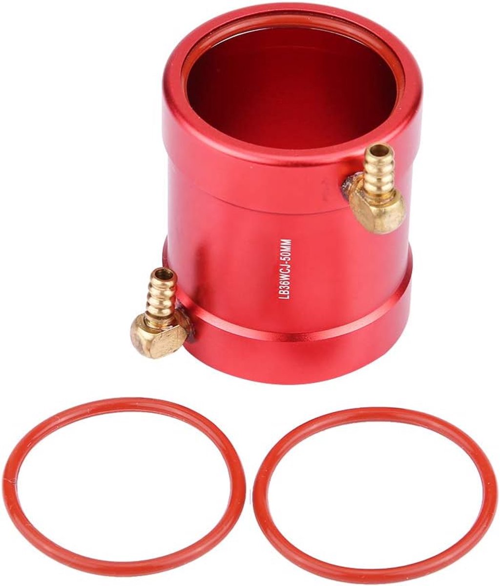 Motor Koelmantel - RC Boot Onderdeel - Modelbouw - Goede Warmteafvoer - 36mm Diameter - Rood