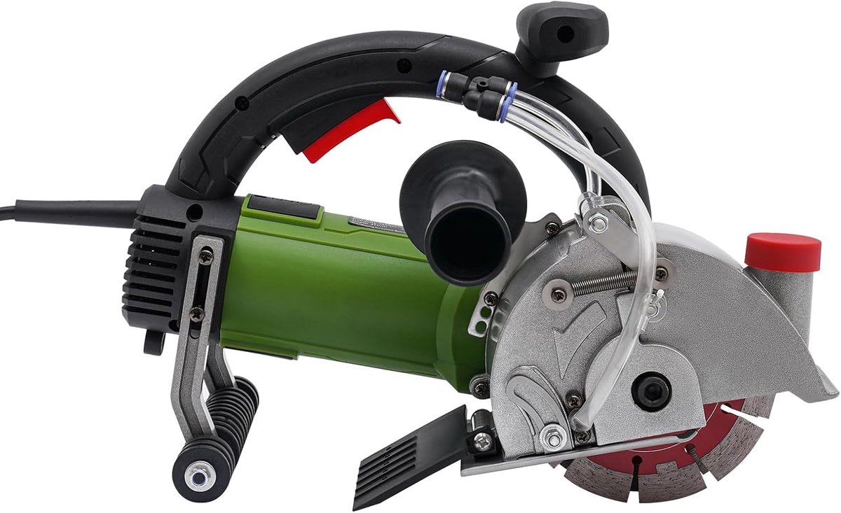 Sleufmachine Beton - Muurfrees Graniet - Snel Sleuven Frezen - 1800W Krachtige Motor - 37mm Diepte - Groen Zwart
