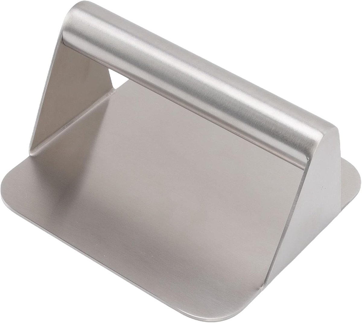 Burgerpers Vleespers Grill Burgers Drukken Gelijkmatige Warmte 14 cm Zilver