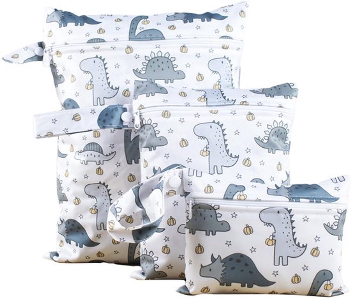 Dailygoods - 3 stukken waterdichte luiertas