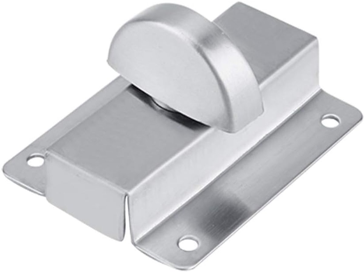 Indicator deurslot - Privacy bout - Openbare ruimtes - Roestvrij staal - 10 x 6 x 6 cm - Zilver