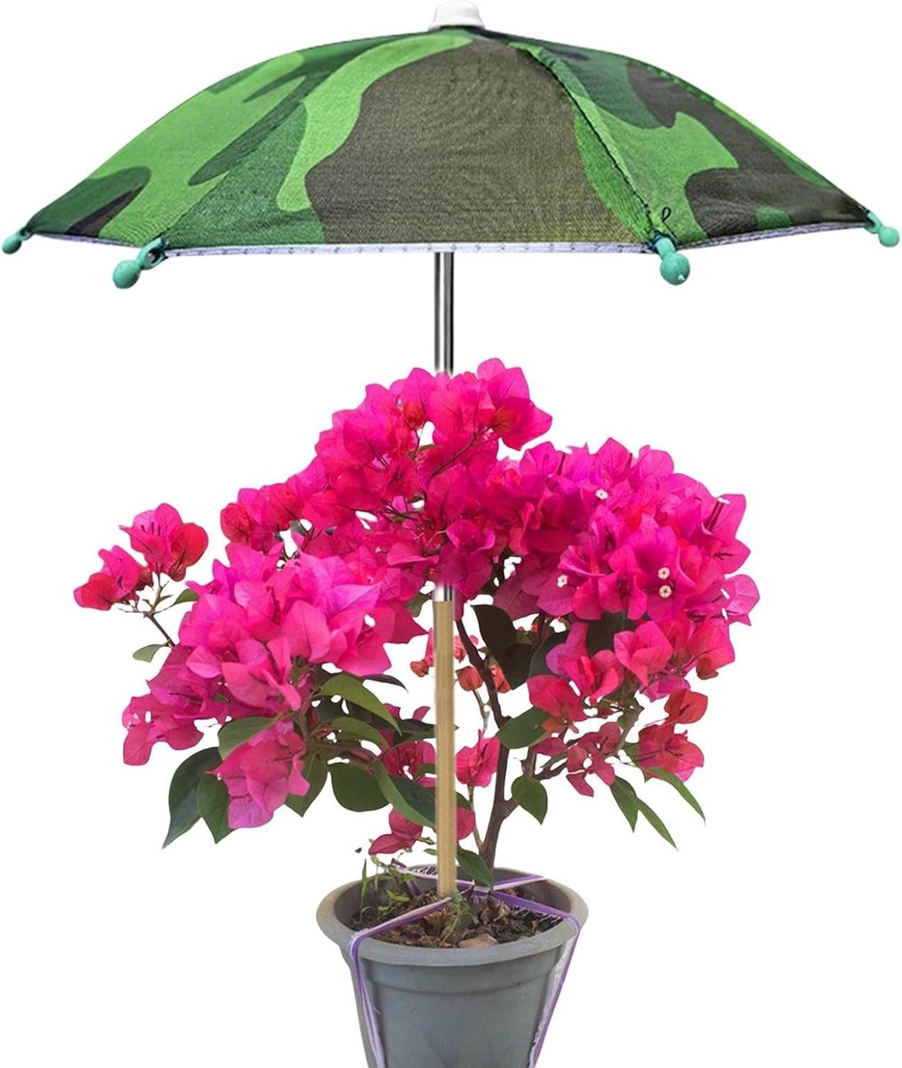 Plantenparaplu - Tuin zonnescherm - Bescherming tegen zon - UV-filterend doek - 35x27cm - Zoals afgebeeld