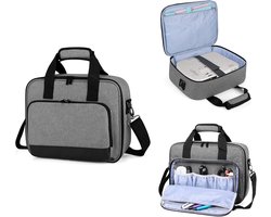 Projector-draagtas met accessoirevakken, projector-reistas, projector-opbergtas, projector-organizer, projectordrager, geschikt voor Epson/BenQ/ViewSonic en andere merkprojectoren
