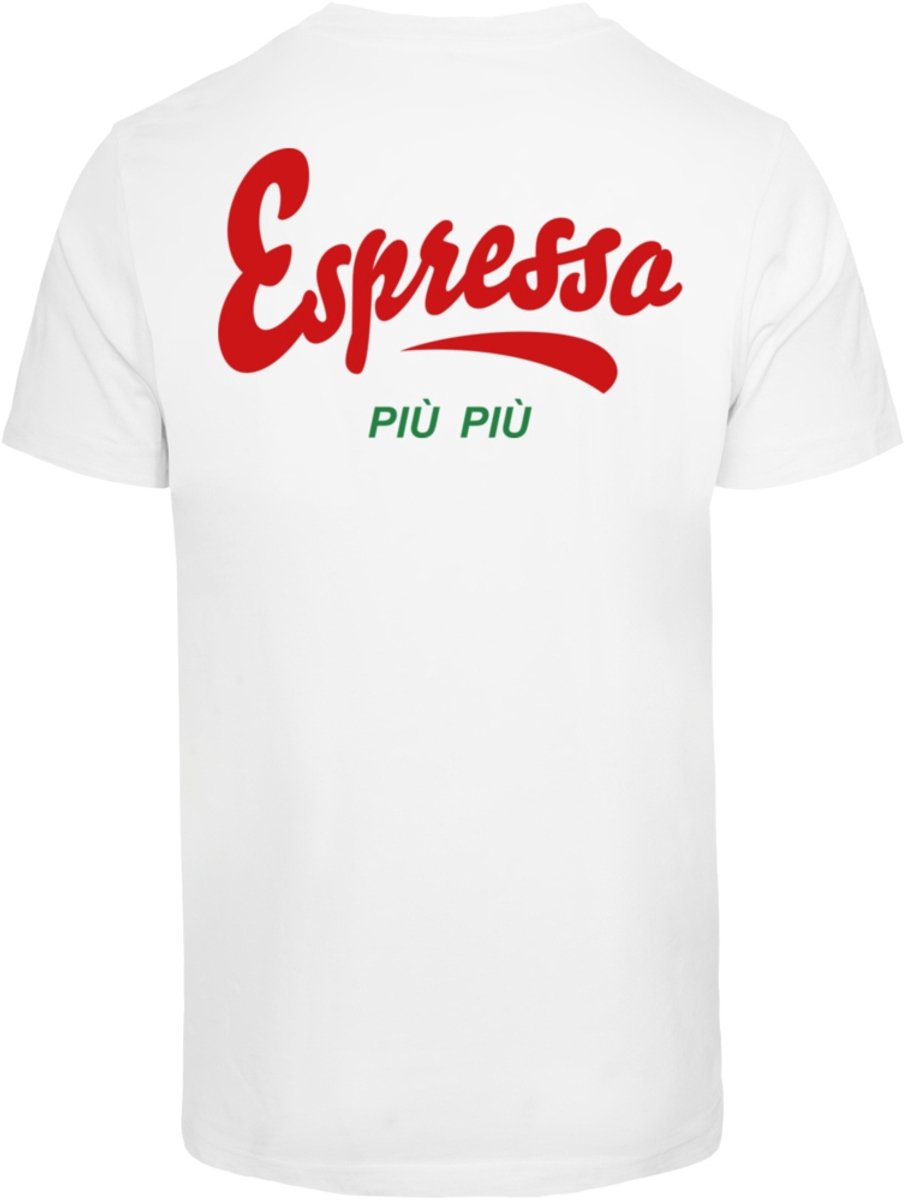 Mister Tee Espresso Veloce Heren Tshirt S Wit