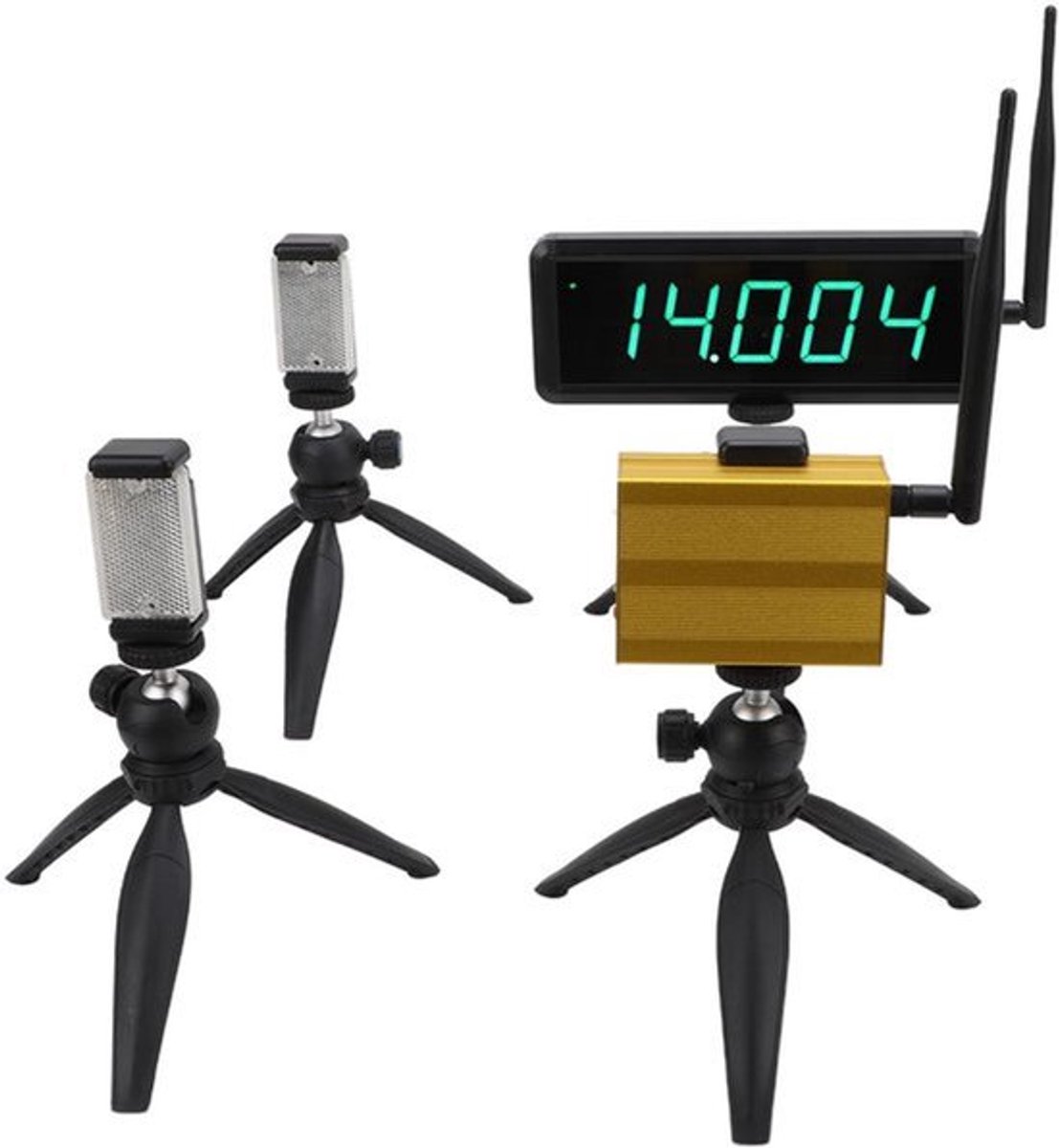 Allecto - Multifuncties racetimer, LED en draadloos