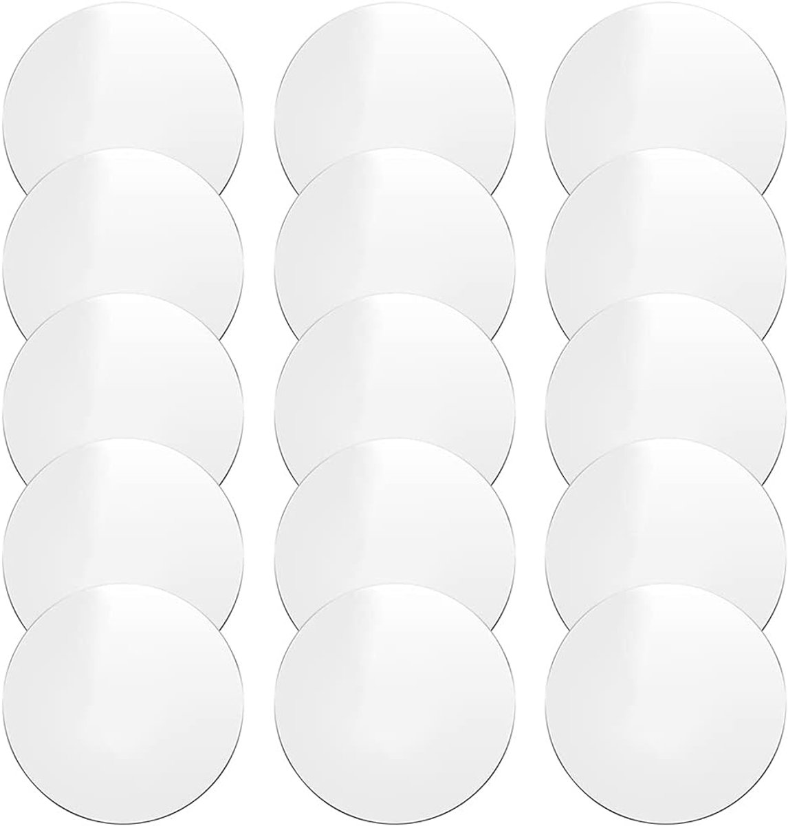 Acryl Plaat - Plastic Schijf - Hobby Projecten - Transparant Materiaal - 16 Stuks - Helder