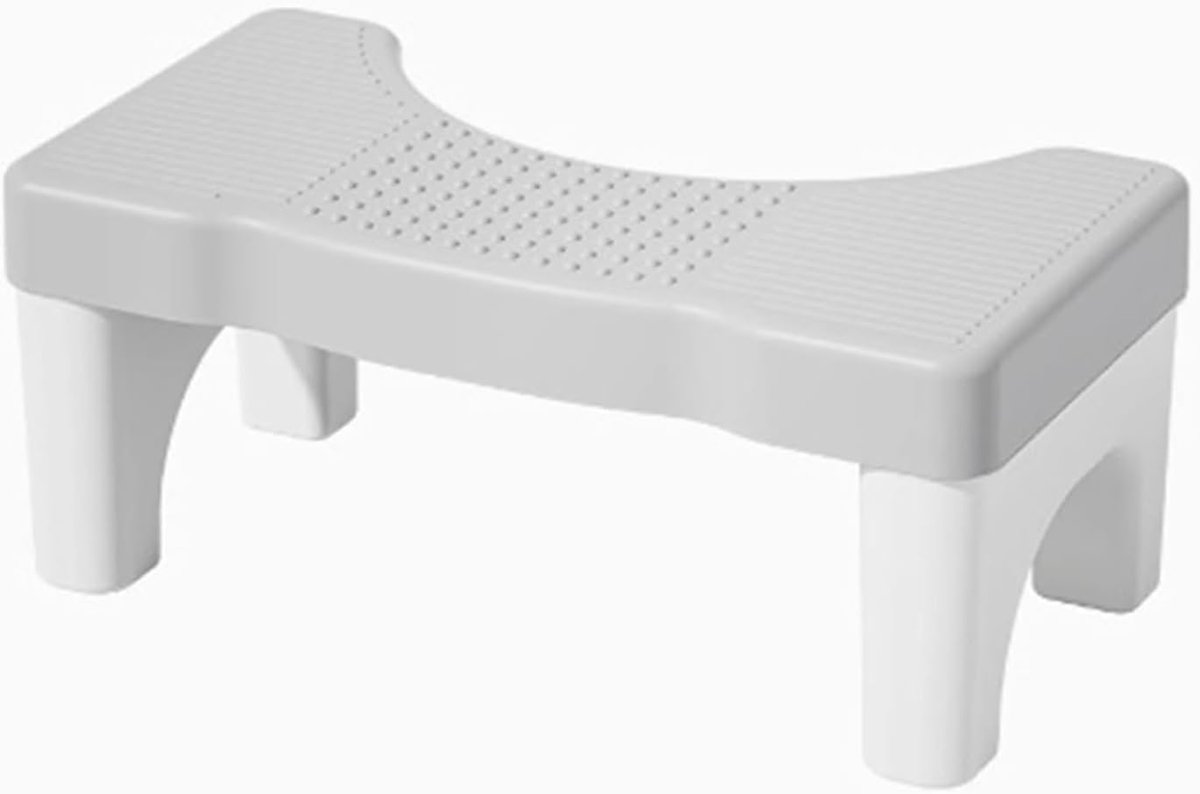 Badkamer Voetenbankje - Krukje Opstapje - Comfortabel Hurken - Antislip Ontwerp - 500 lbs Draagvermogen - A