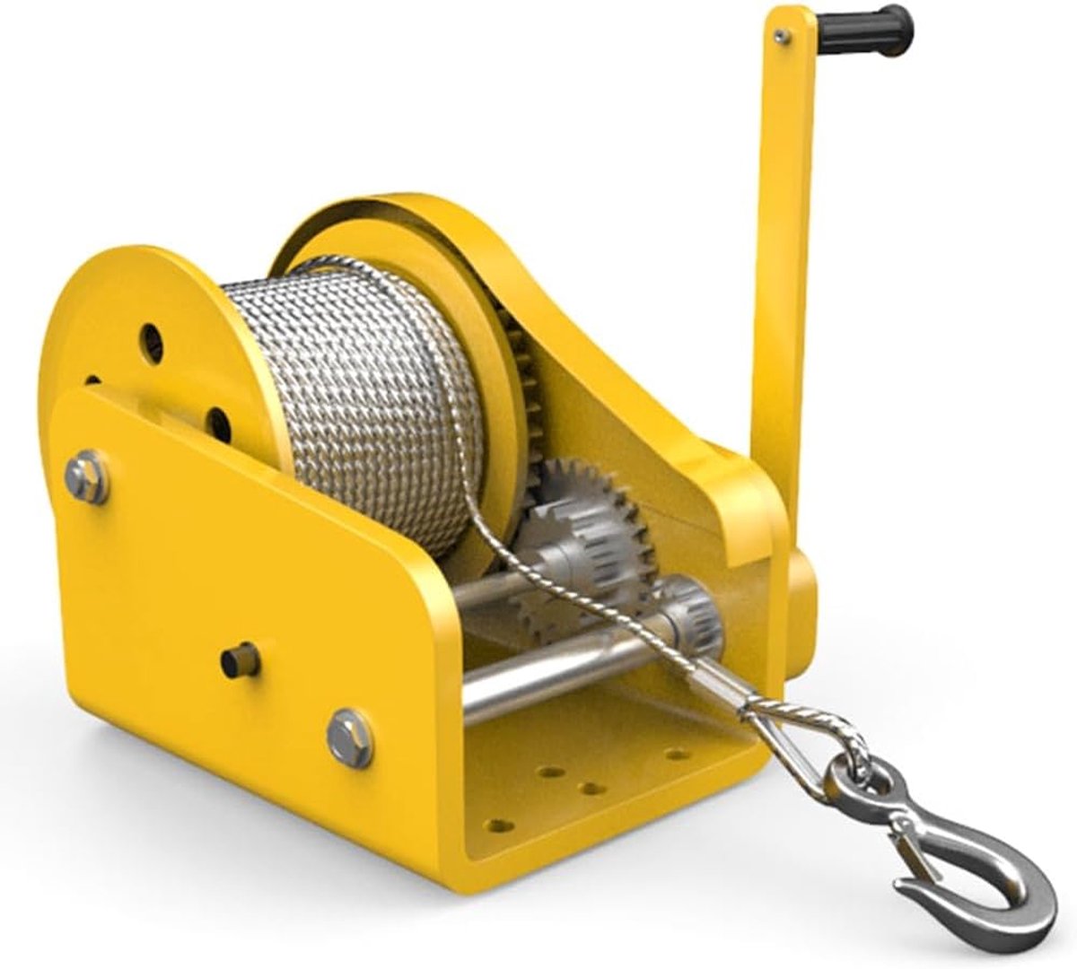 Handlier - Takel Lier - Zwaar Werk - Zelfborgend Mechanisme - 2500LB Capaciteit - Zilverkleurig