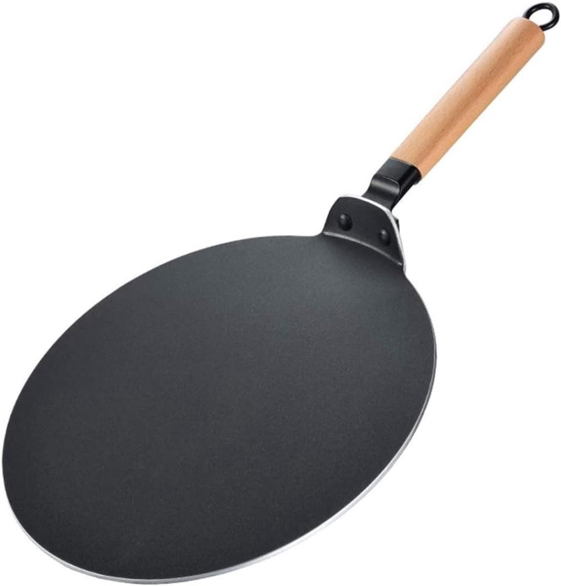 Koekenpan - Antiaanbakpan Tawa - Pannenkoeken Bakken - Efficiënte Warmteverdeling - 32cm - Zwart