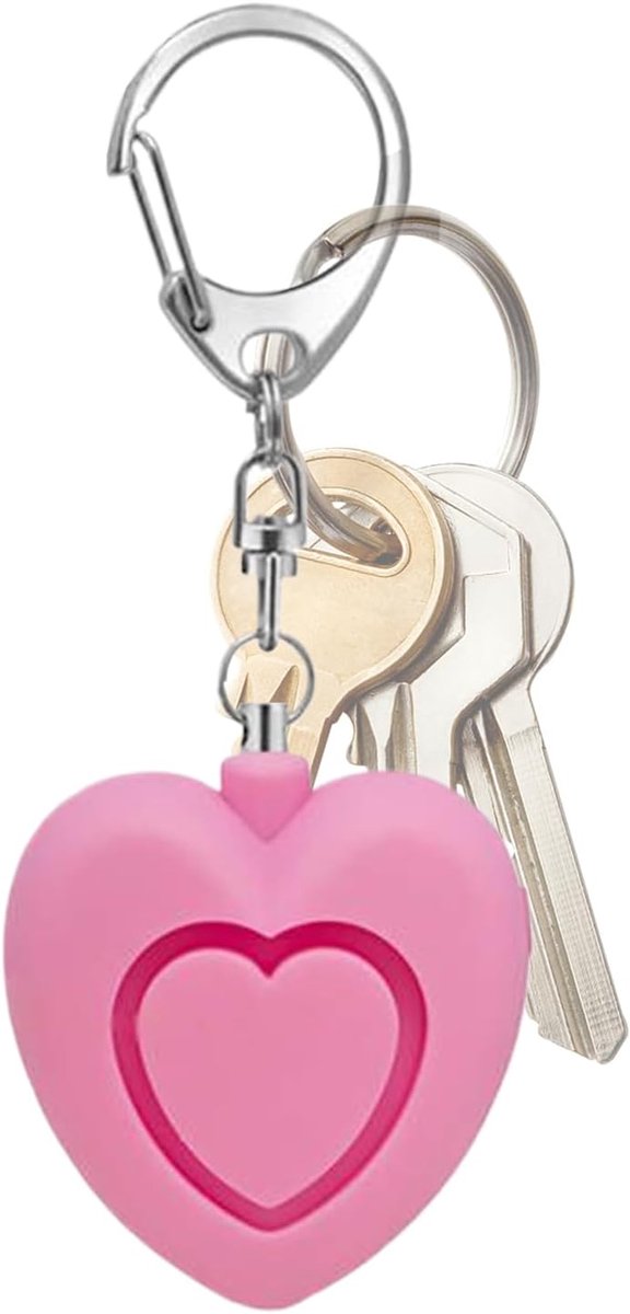 Persoonlijk Alarm - Veiligheidssleutelhanger - Noodsituatie Hulp - 125dB Geluid - 6x4.5x3 cm - Roze