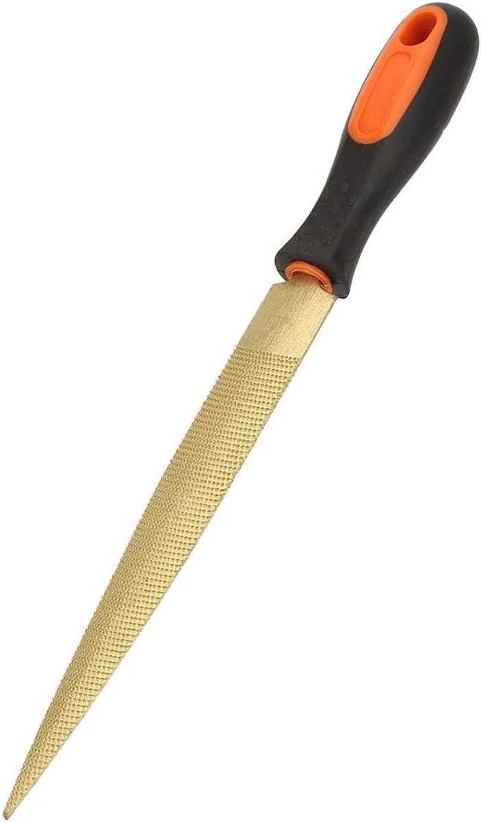 Houtbewerkingsvijl - Fijne Tanden Vijl - Precisie Slijpen - Ergonomisch Handvat - 8 inch - Zwart