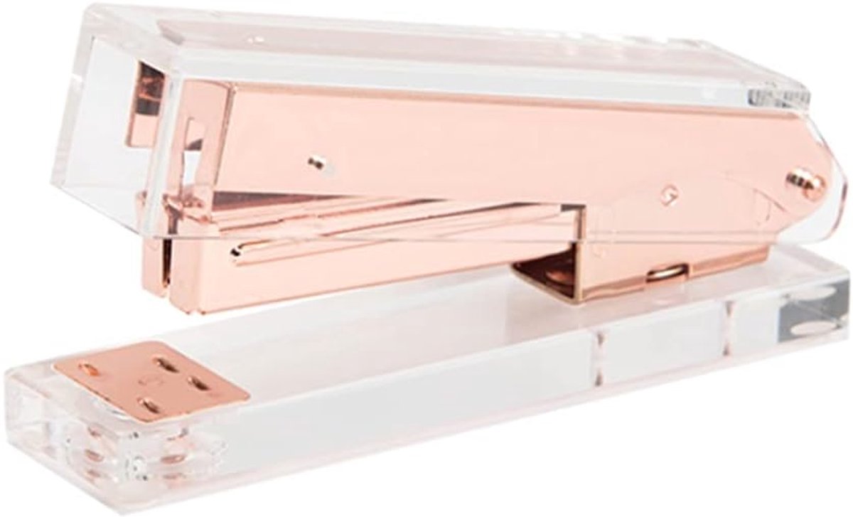Nietmachine - Bureaunietmachine - Papier Verwerken - Ultradun Ontwerp - Standaard - Roségoud