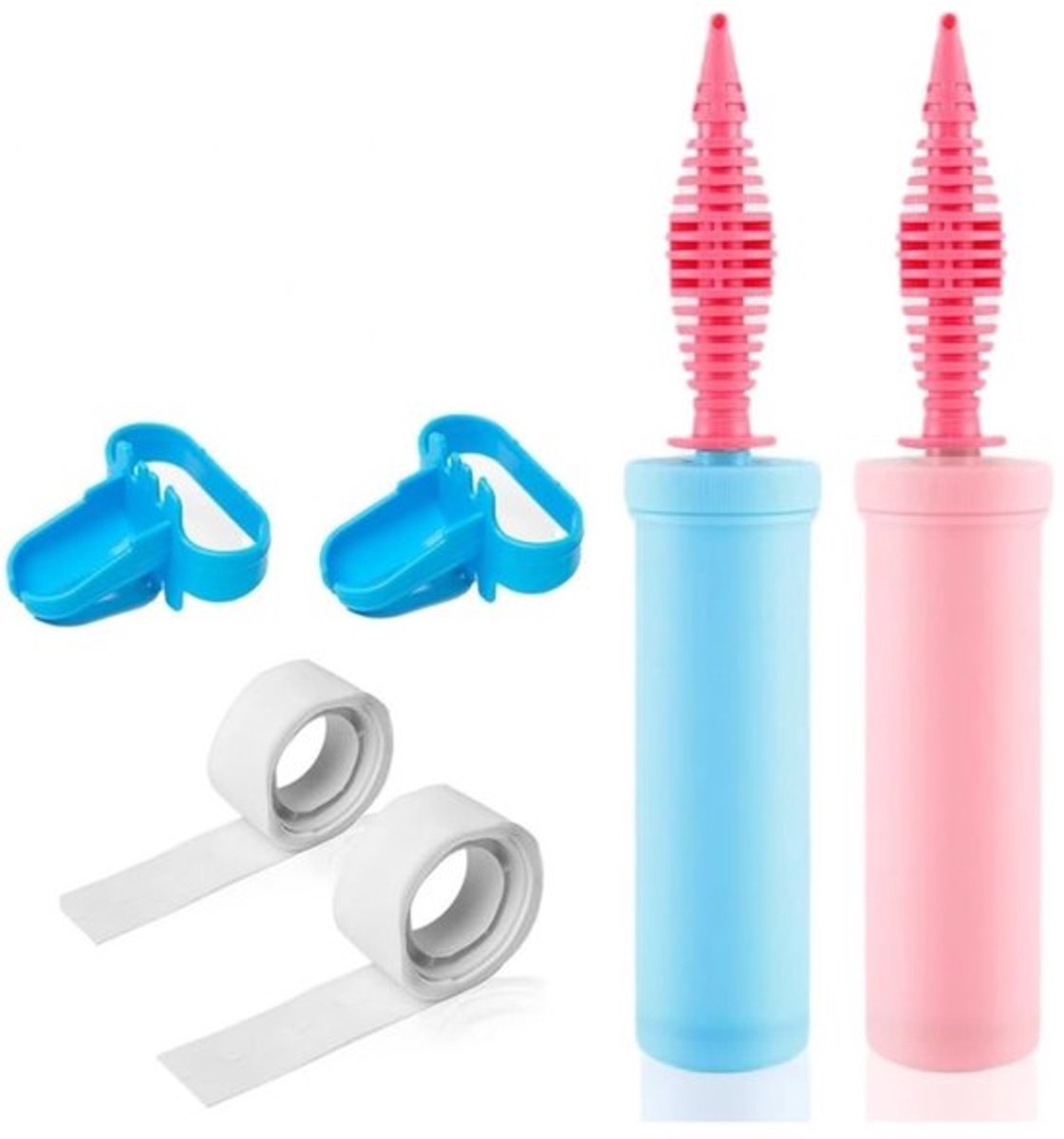 2 Stuks Handmatige Ballonpompen - Dailygoods- Ballonpomp Set