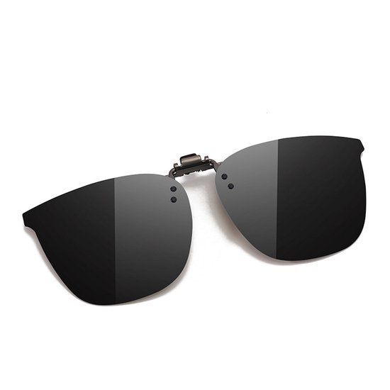 Gepolariseerde Clip-on Zonnebril - voor Autorijden & Buiten Black+Grey — afbeelding 2