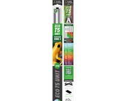 Reptielen Verlichting Unit - UVB Lamp - Habitat Verlichting - Volledig Spectrum - 87 cm - Zwart