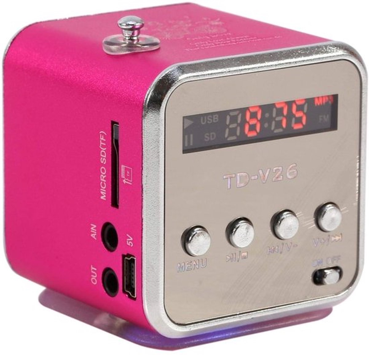 Shopcentral - Draagbare Fm Radio - Mini Music Player - voor Binnen en