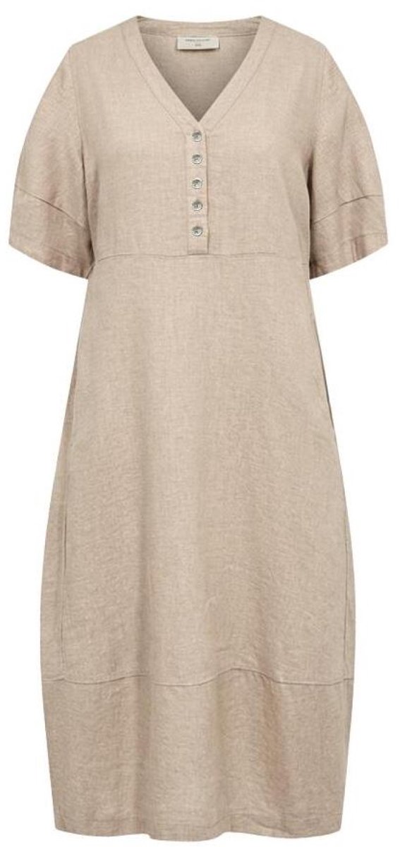 Freequent Jurk Fqlava Dress 207888 Sand Melange Dames Maat - L