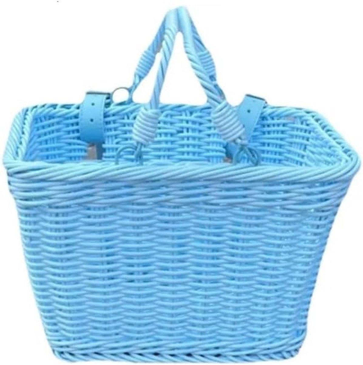 Fietsmand Kinderen - Winkelmand Voorfiets - Spullen Vervoeren - Gereedschapsloze Montage - 25x18x16 cm - Roze