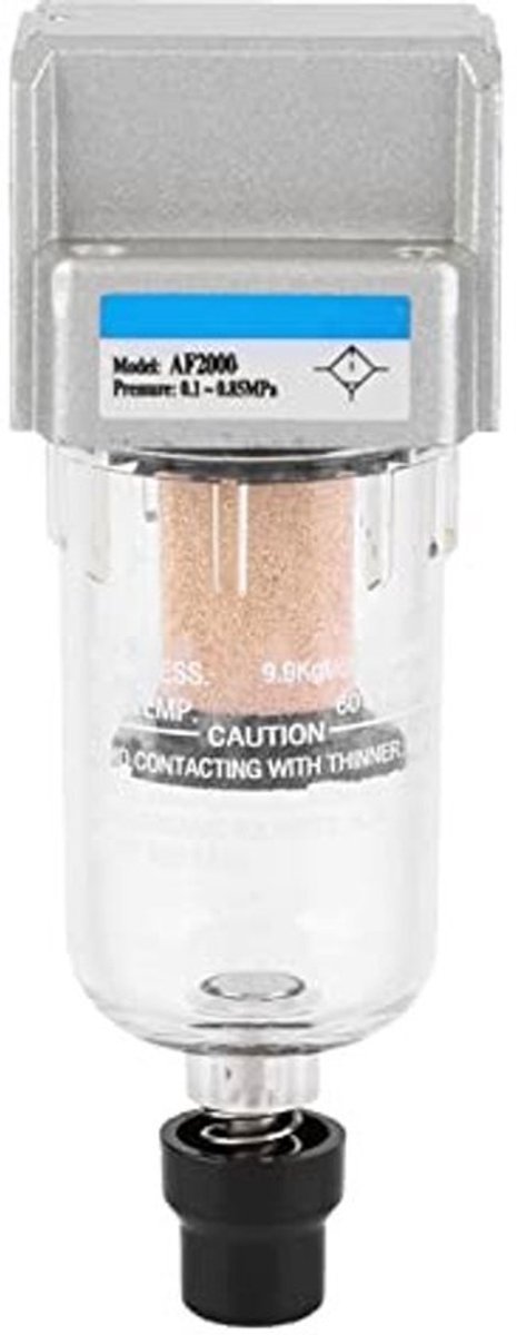 Zeynomax - Luchtfilter waterafscheider - 750 L/min - Automatische afvoer - G1/4