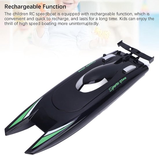 Op afstand bestuurbare boot - Speedboot waterspeelgoed - Buiten spelen - 2.4G stabiele frequentie — afbeelding 4