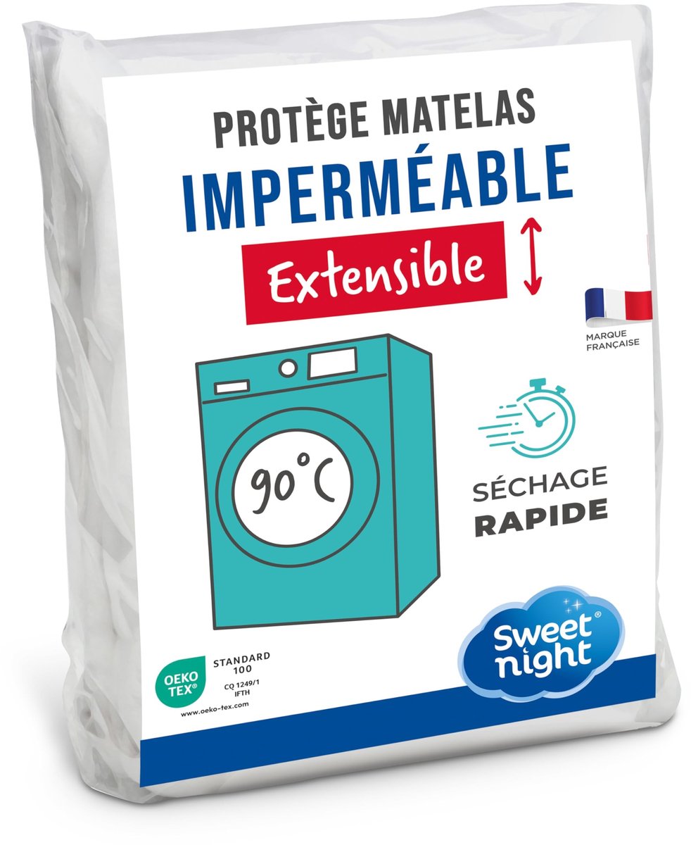 Solidchoice - Matrasbeschermer 90 x 190 cm van Waterproof en Micro-Breathable Stof
