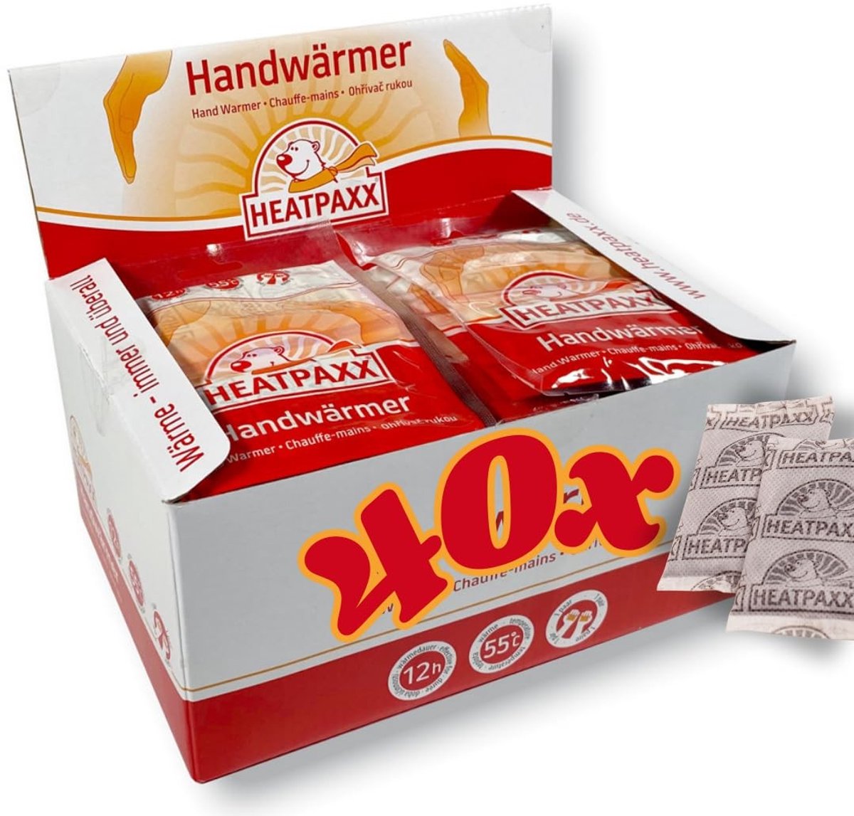 Solidchoice - Handwarmers 40 Paar voor Buitenactiviteit