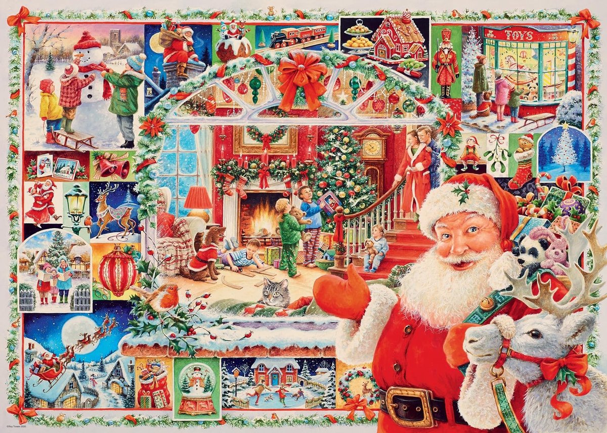 Solidchoice - Christmas is Coming Puzzel 1000 Stukjes