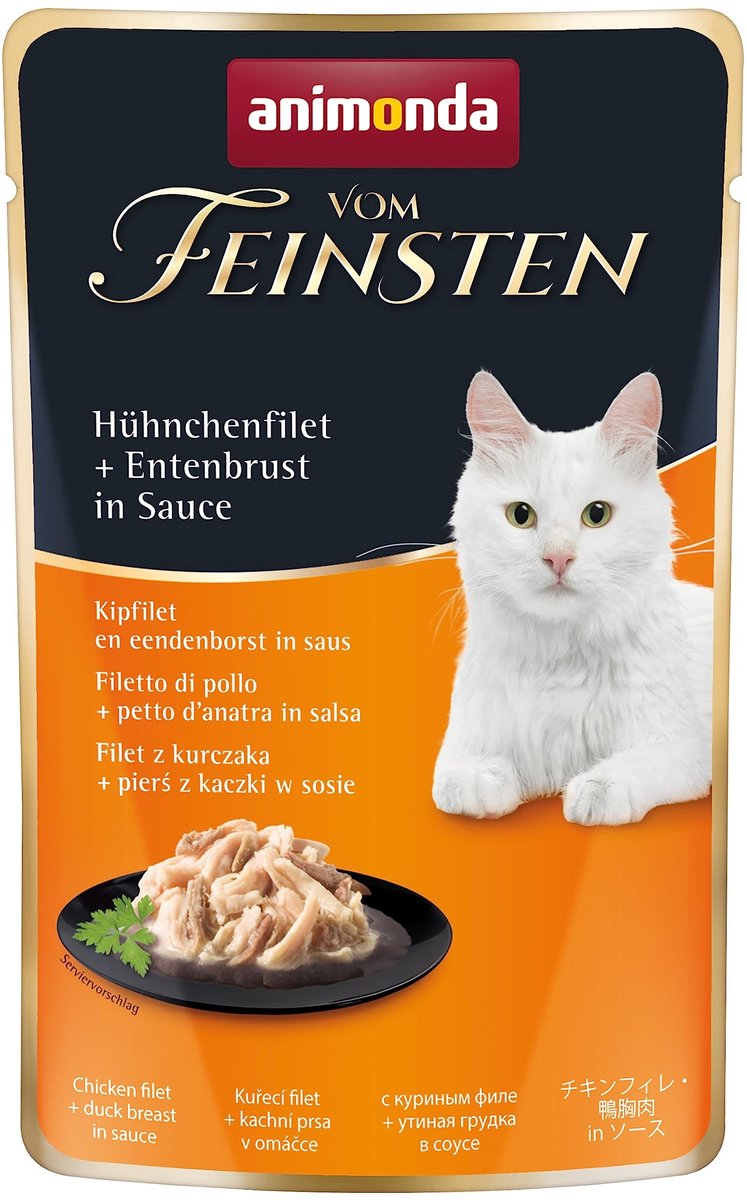 Solidchoice - Natvoer voor Katten met Kipfilet en Eendenborst in Saus