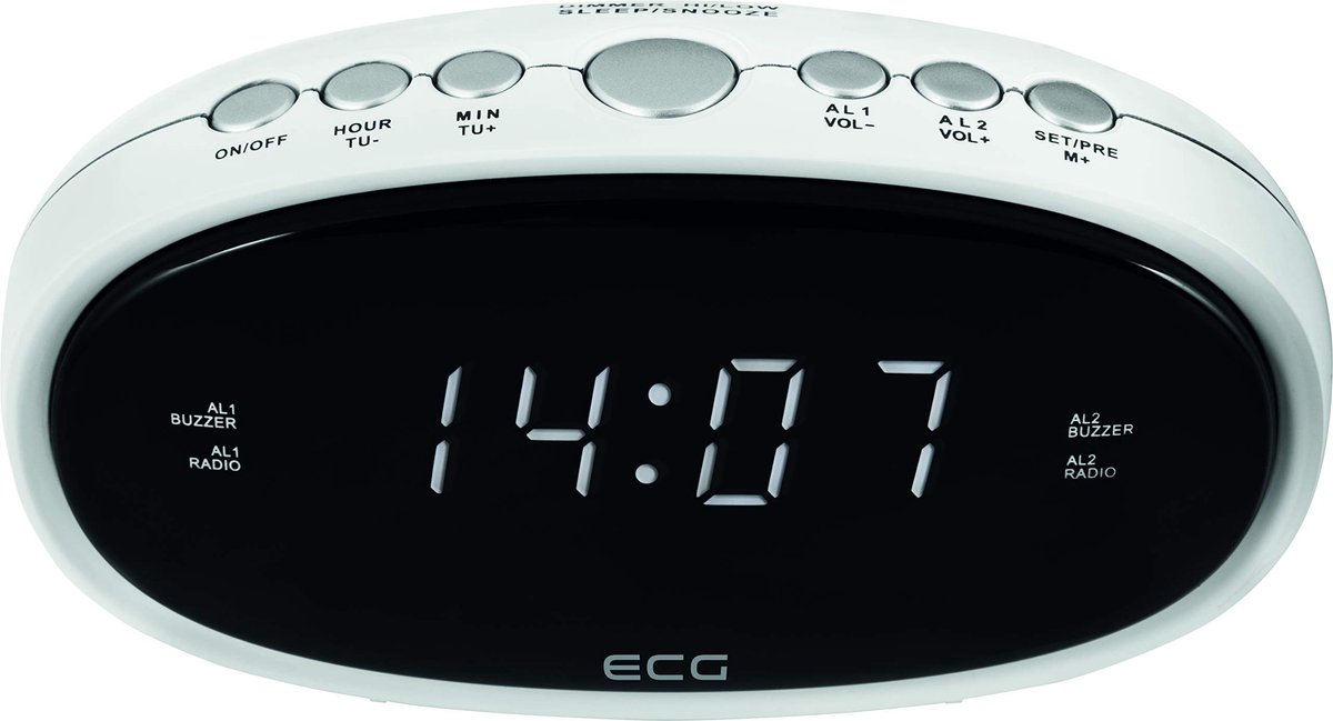 Solidchoice - Digitale Alarmklok met FM Radio en 10 Presets