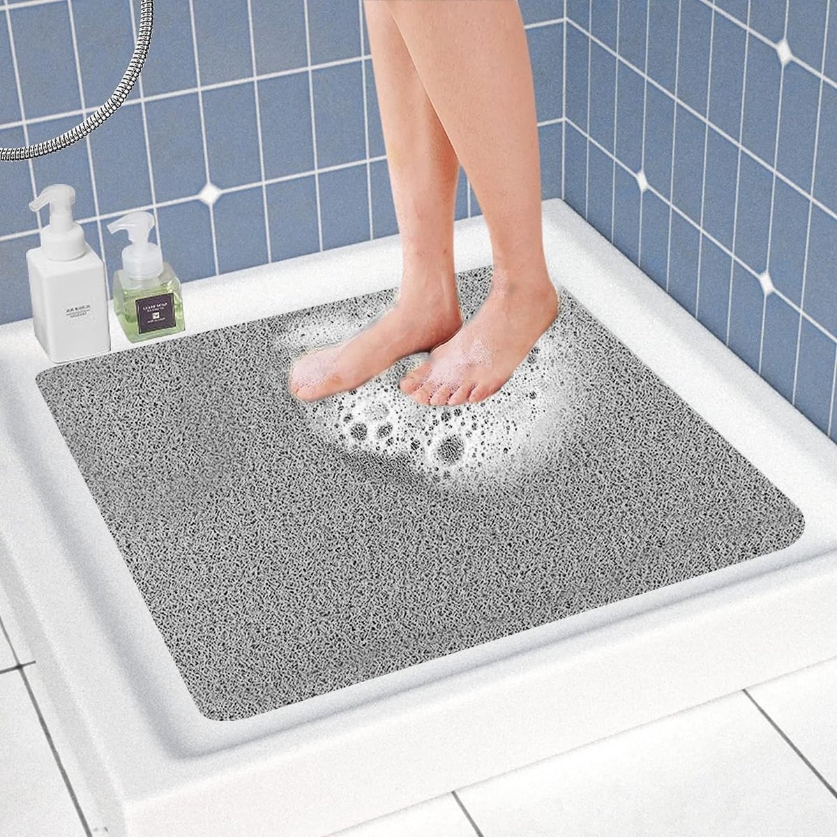 Solidchoice - Antislip Douchemat 60 x 60 cm met Afvoergaatjes