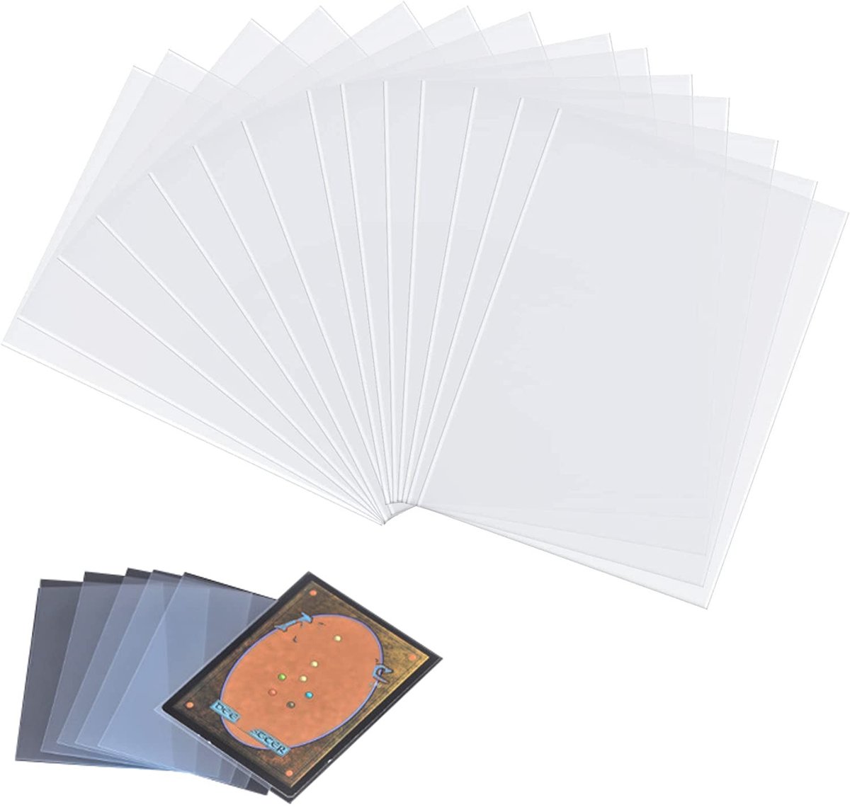 Solidchoice - Beschermhoezen voor Handelskaarten, Set van 200