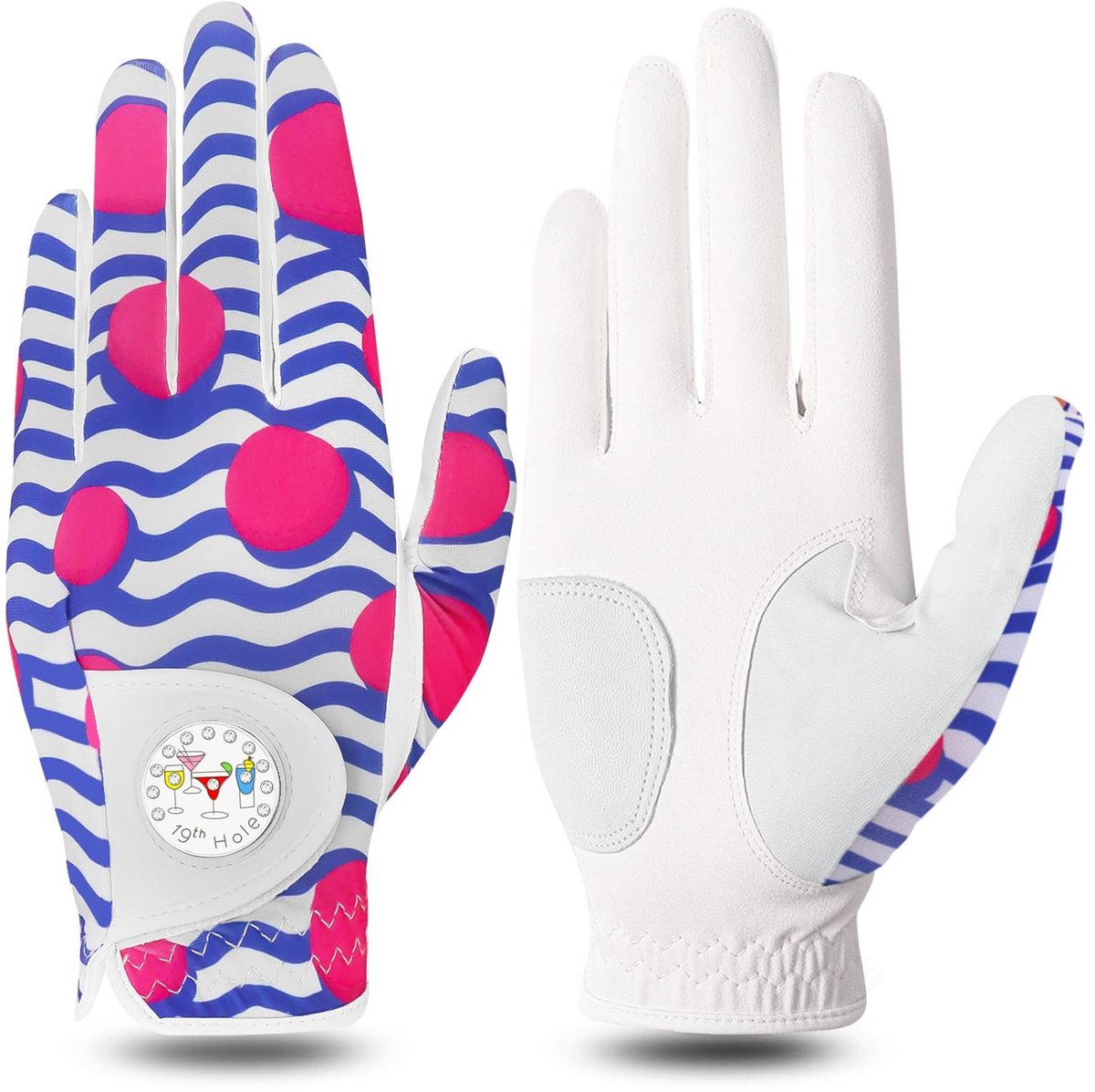 Solidchoice - Golfhandschoenen voor Dames met Waterdichte Grip en Ball Marker