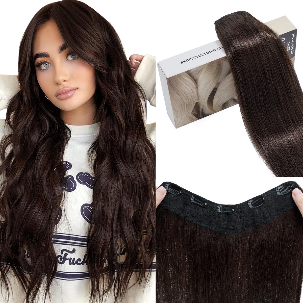 Solidchoice - Clip-In Echte Haarextensions voor een Volle en Dikke Look