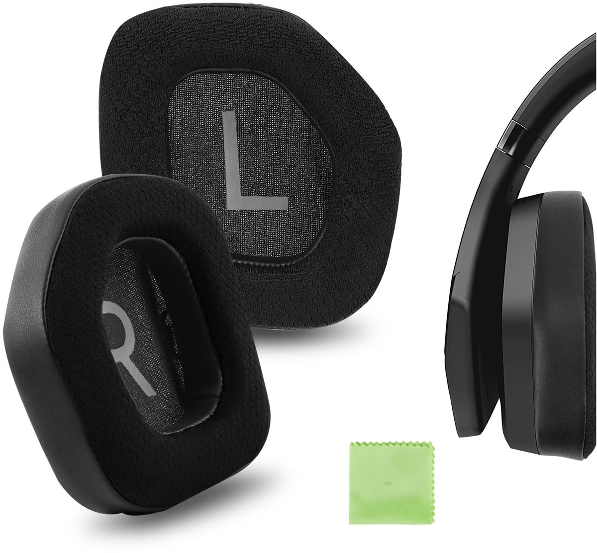 Solidchoice - Vervangende Oorkussens voor Alienware AW988 Headset (Zwart)