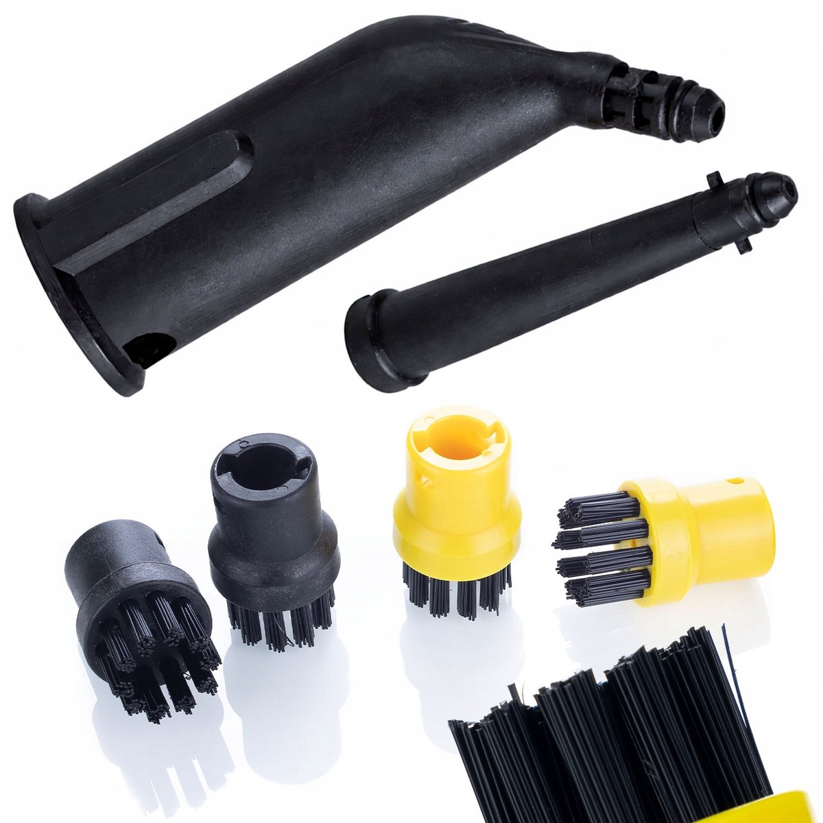 Rosfix Accessoireset Vervanging Set Spuitmond Punt - 4 Borstels - Verlengstuk - Geschikt voor Kärcher