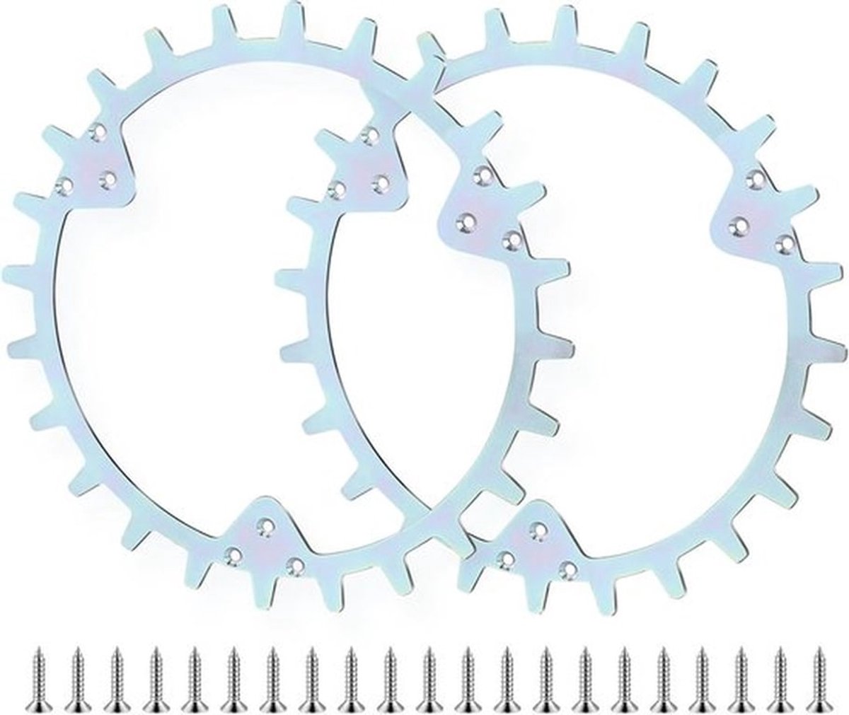 Traction points voor robotmaaier Ø 252 mm met 21 schroeven - spikes voor Automower330/440/420/435XAWD/430X/435X/450X - treksterkte verbetering