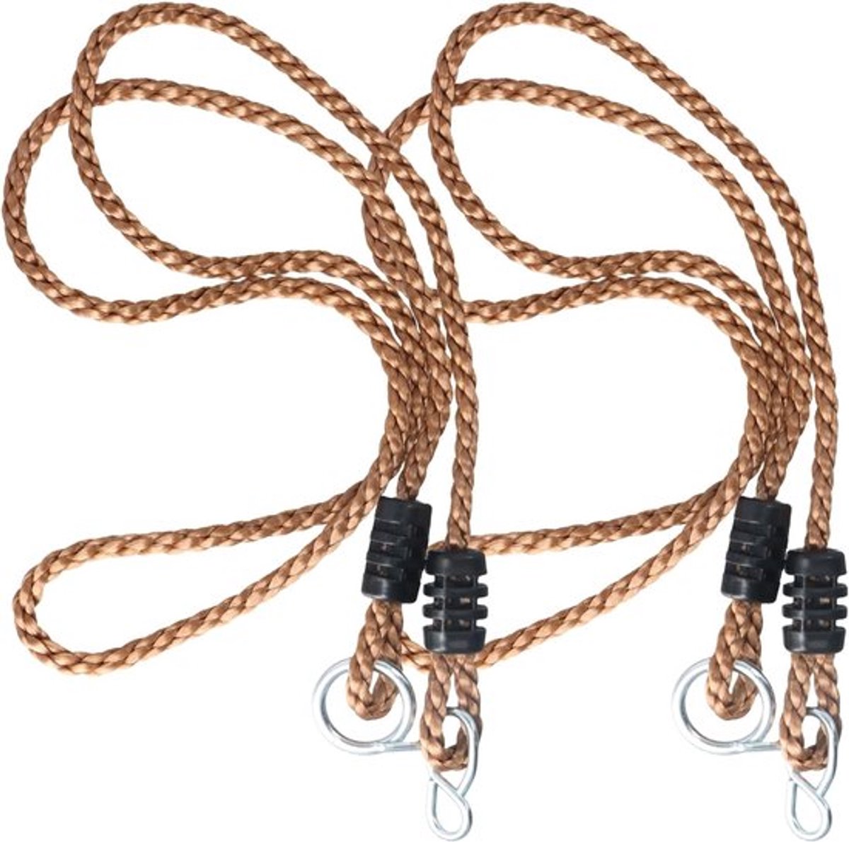 Verstelbare Schommel Touwen van 1.8 m, Hammock Straps met Karabijnhaak, Ideaal voor Camping, Speeltuinen en Yoga Activiteiten
